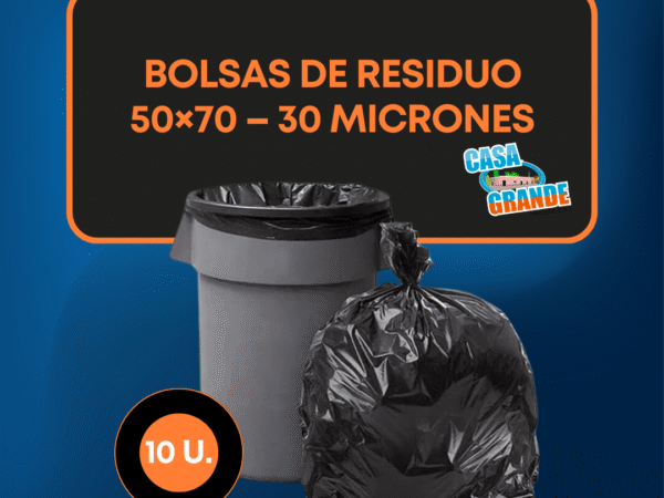 Bolsa de Residuo Casa Grande 50x70 - 30 Micrones
