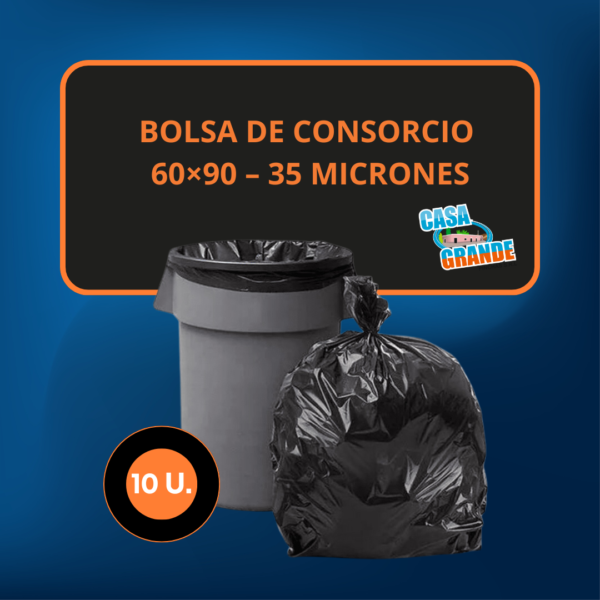 Bolsa de Consorcio Casa Grande 60x90 - 35 Micrones