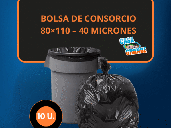 Bolsa de Consorcio Casa Grande 80x110 - 40 Micrones
