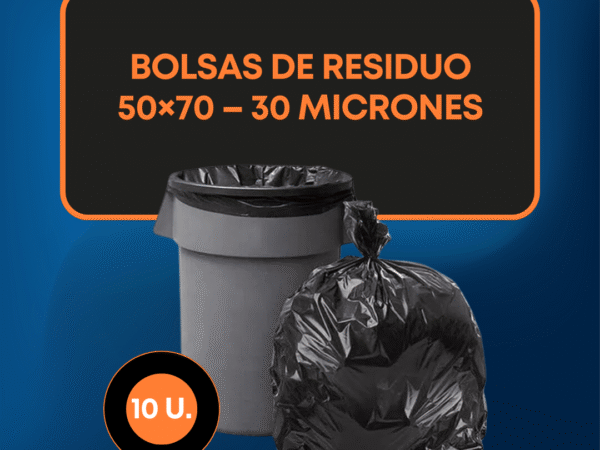Bolsas de Residuo 50x70 - 30 Micrones