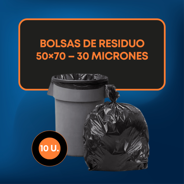 Bolsas de Residuo 50x70 - 30 Micrones