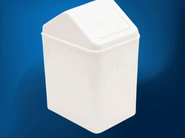 Cesto Tapa Vaiven Rectangular Plastic House 6Lts