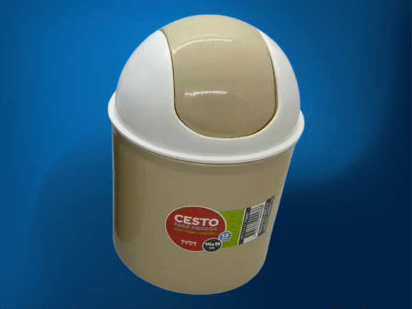 Cesto con Tapa Kuma 1,5Lts