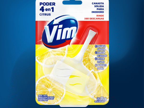 Vim Pastilla de Inodoro Citrus 4 en 1