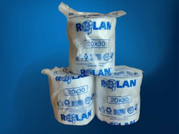 Bolsas de Arranque Rolan Azul 20x30 - 1,5 x Rollo