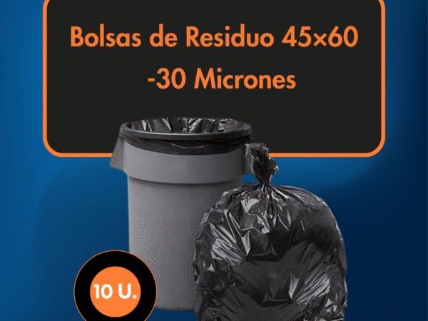Bolsas de Residuo 45x60 -30 Micrones