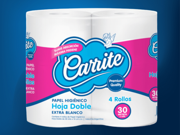Papel Higienico Carrite Doble Hoja- 30M Bolson