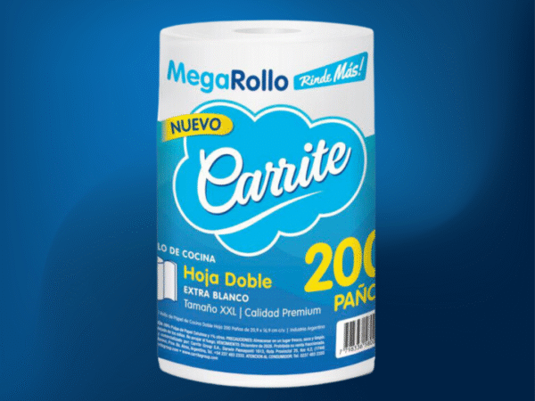 Carrite Rollo de Cocina 200 Paños