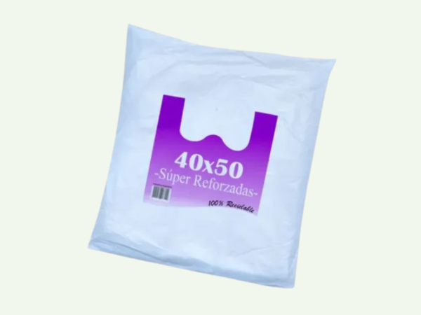 Bolsas Camiseta Mamut 40x50 - Polyfilm 100u x Paquete
