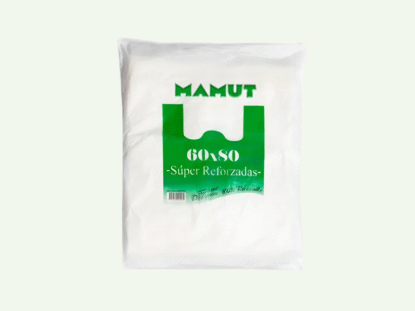 Bolsas Camiseta Mamut 60x80 80u x paquete
